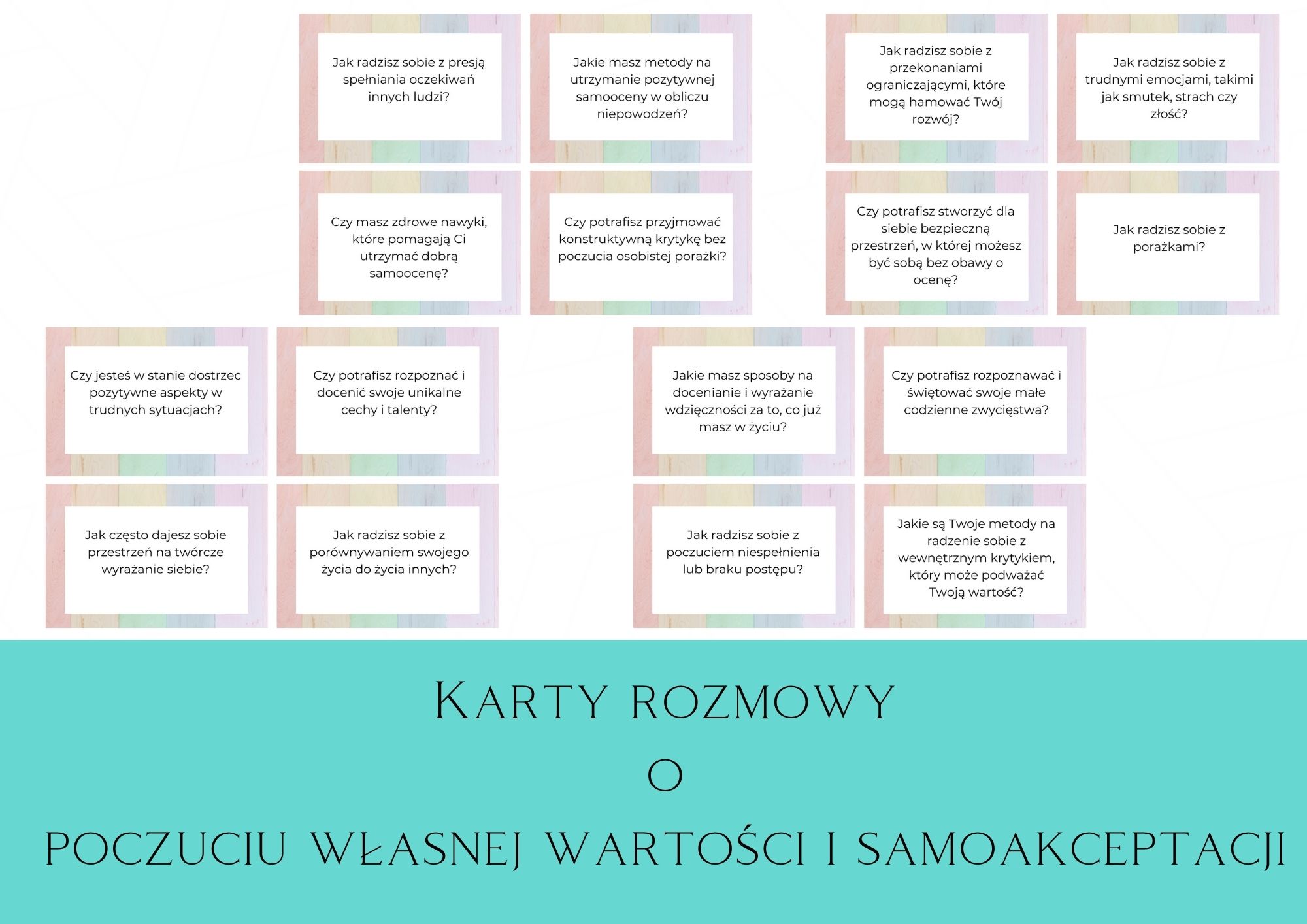 Zestaw kart rozmów – pakiet sześciu produktów - obrazek 4