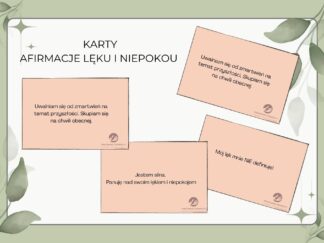 Karty afirmacji dla uzdrowienia z lęku i niepokoju