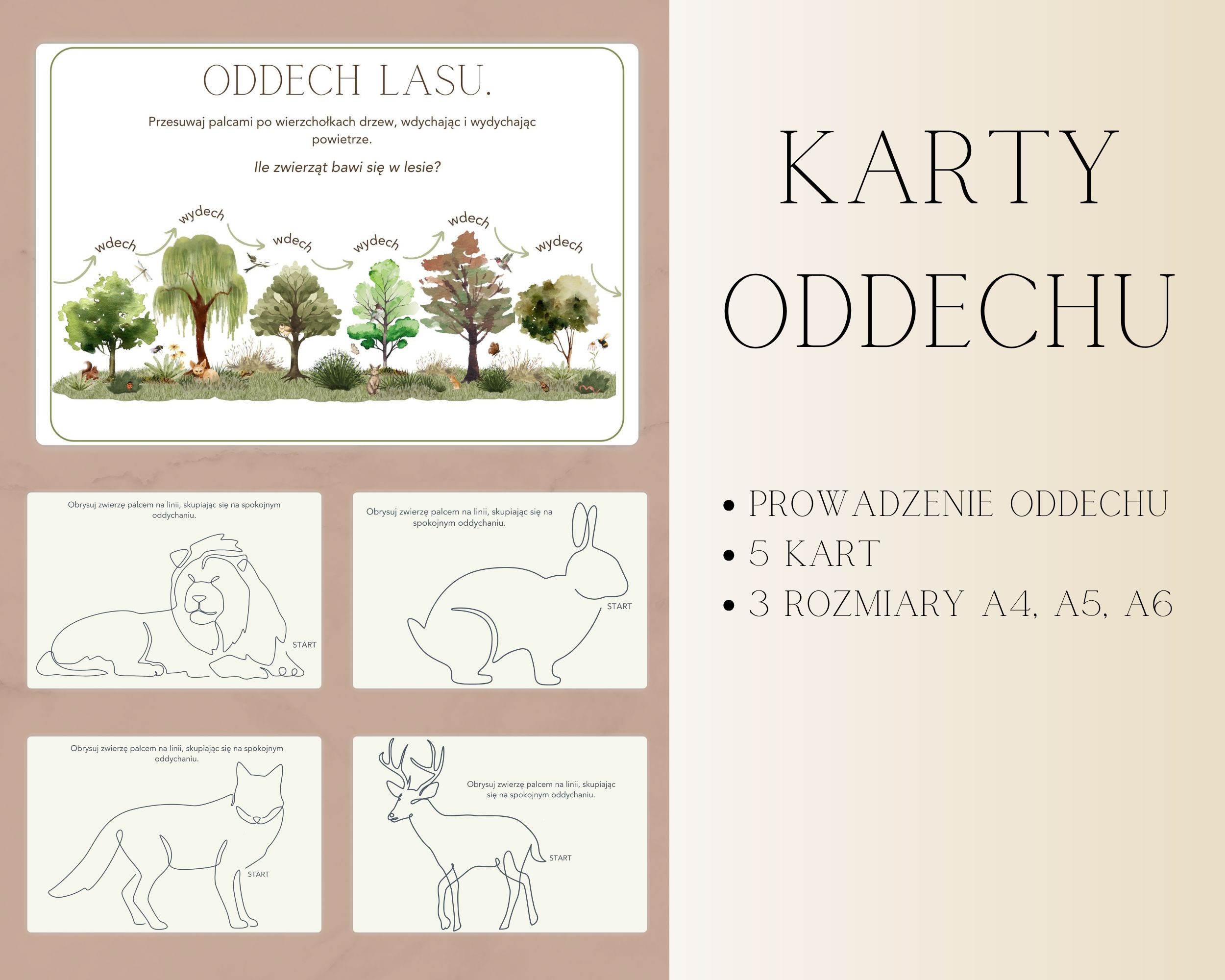Karty oddechu – karty pomocnicze do prowadzenia uważnego oddechu